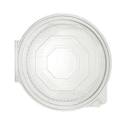 haushaltsbox achteckig PP 500 ml 144x140x68 mm 8 Eckig Salat-Box R8 mit anhängendem Deckel