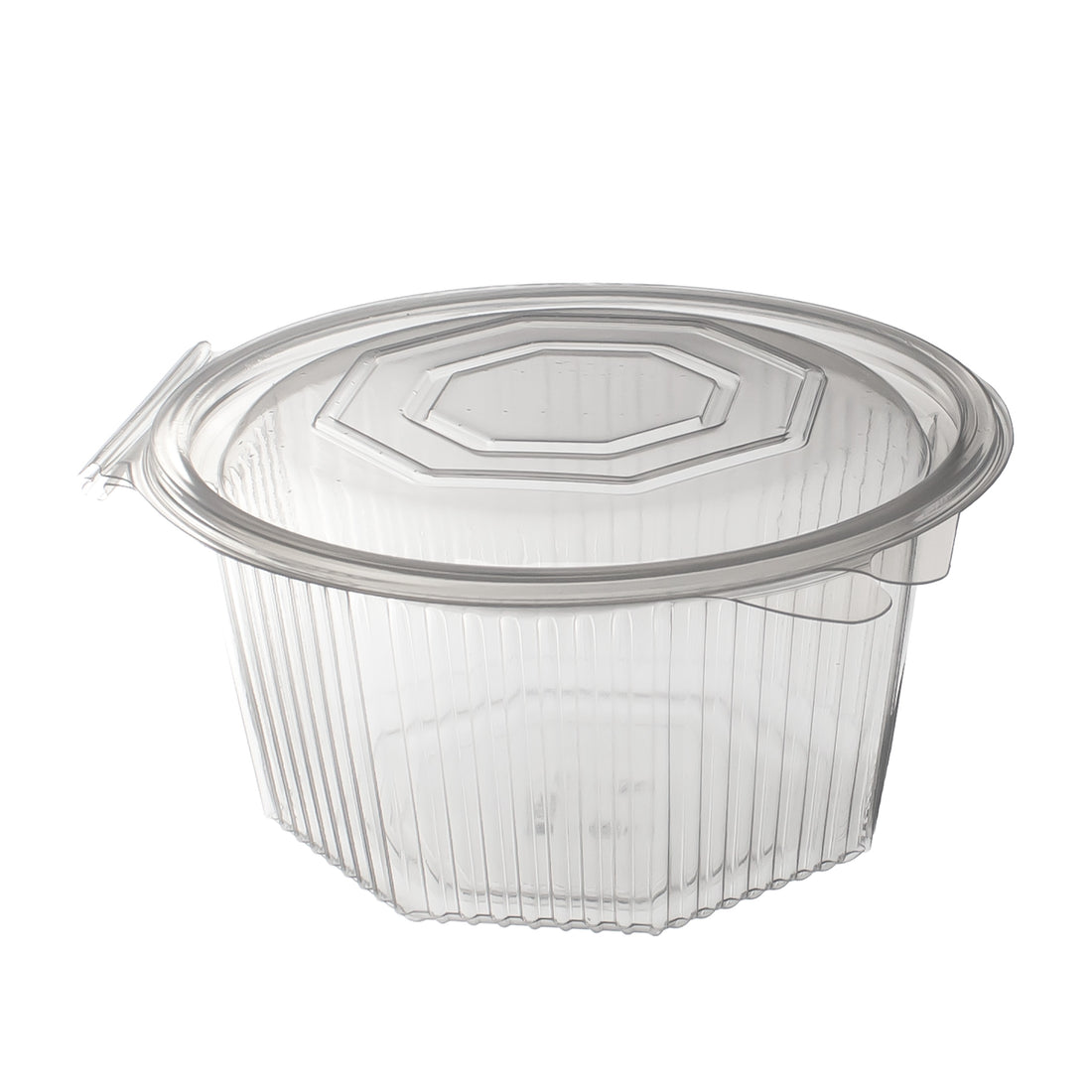 Haushaltsbox PP 375 ml 144x140x51 mm 8 Eckig Salat-Box R8 mit anhängendem Deckel