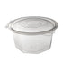 haushaltsbox PP 750 ml 168x164x69 mm 8 Eckig Salat-Box Alpha mit anhängendem Deckel
