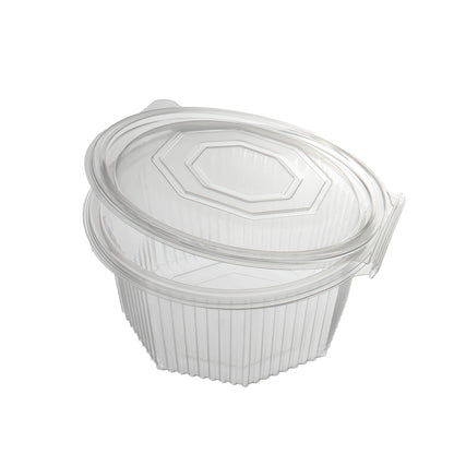 haushaltsboxen PP 750 ml 168x164x69 mm 8 Eckig Salat-Box Alpha mit anhängendem Deckel