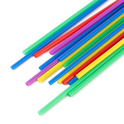 Mehrweg Strohhalme Ø8 mm 240 mm Bunt (Straight) aus PP (100 Stück pro Paket)