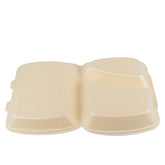 menübox IP4 2-geteilt 245x210x72 mm Champagner