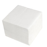 papierservietten Premium 40x40 cm Zellstoff 2-lagig 1/4 Falz Weiß