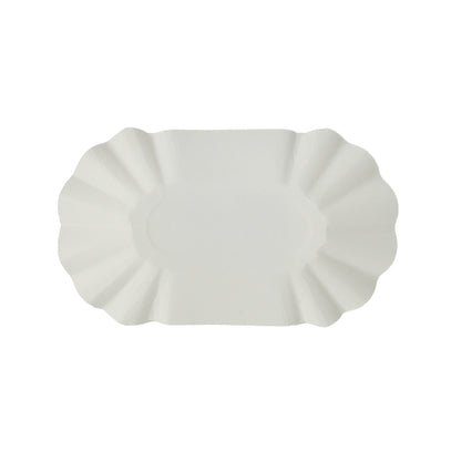 pappschale KUOB 10,5x17,5x3 cm weiß ohne Beschichtung