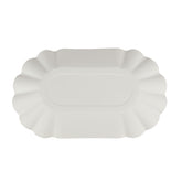 pommes schale KUOB 10,5x17,5x3 cm weiß ohne Beschichtung