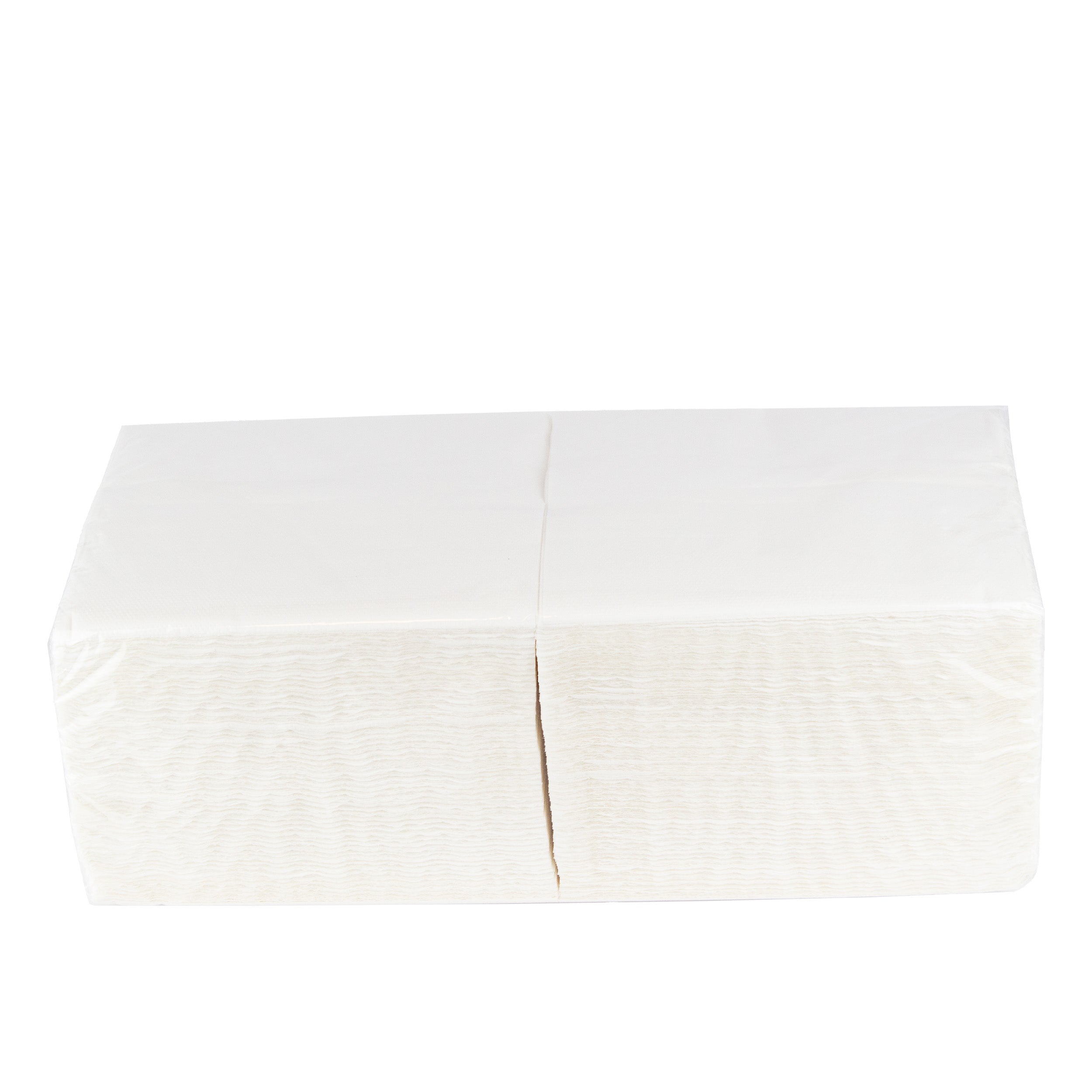 serviette Premium 33x33 cm Reine Zellulose 2-lagig 1/4 Falz Weiß