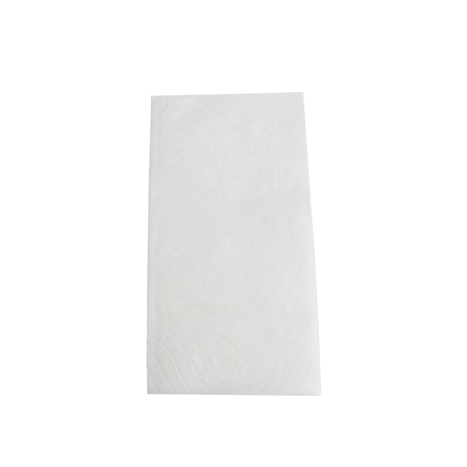 serviette Premium 40x40 cm Zellstoff 2-lagig 1/8 Falz Weiß