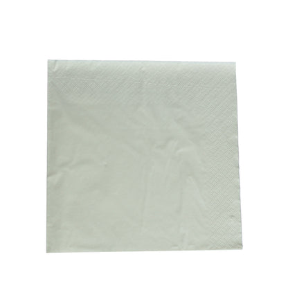 servietten Premium 40x40 cm Zellstoff 2-lagig 1/4 Falz Creme