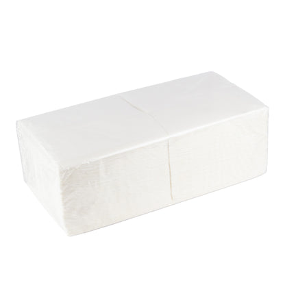 serviettenpapier Premium 33x33 cm Reine Zellulose 2-lagig 1/4 Falz Weiß