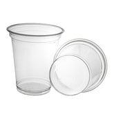 smoothie becher 300ml Ø95mm Shakebecher 0,3L transparent RPET