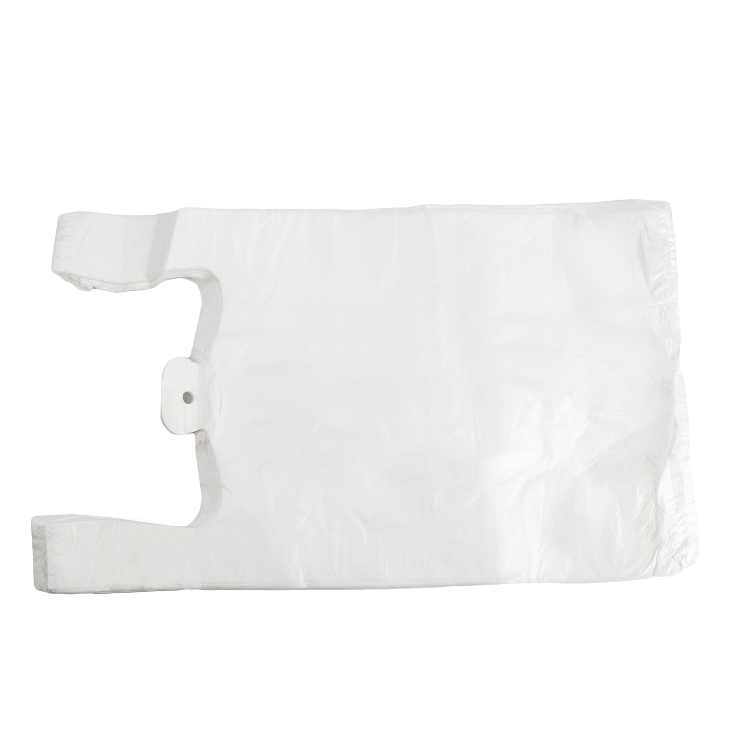 Super-Jumbo plastiktüten 50+30x80 cm HDPE weiß geblockt