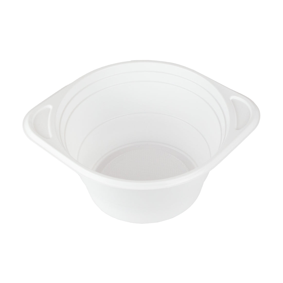 suppenterrine 750 cc. 150x200x65 mm PP Weiß rund mit Ohren